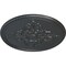 Ekena Millwork Milton Ceiling Medallion (Fits Canopies up to 7 7/8"), Hand-Painted Pewter, 40 5/8"OD x 1 3/4"P CM40MIPES - alternate 3